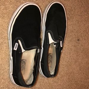 Black & White Slip on Vans
